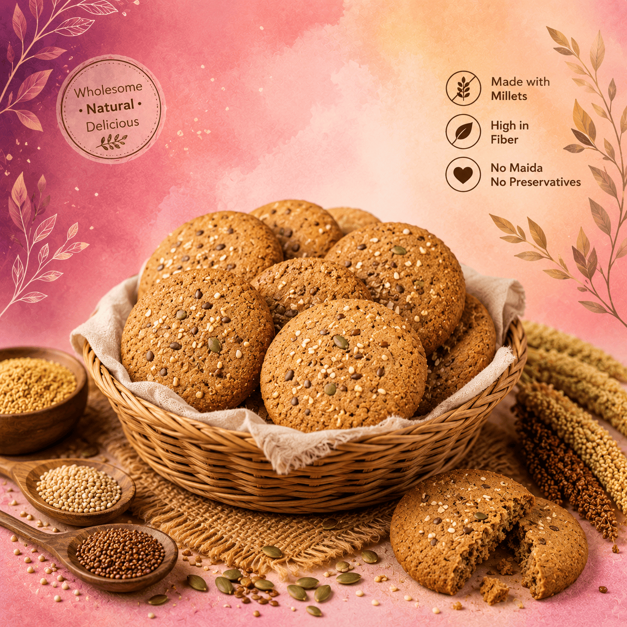 Millet Cookies